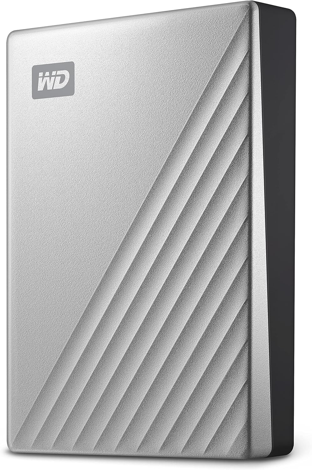 WD 2TB My Passport Ultra, Silver, Portable External Hard Drive, backup software with defense against ransomware, and password protection, USB-C and USB 3.1 - WDBC3C0020BSL-WESN by WD
