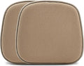 Shinnwa Kitchen Seat Cushions Set of 2, Non Slip Dining Chair Cushions, U-Shaped Indoor Chair Pads, 2 Pack, 15 x 16 Inches, Brown by Shinnwa