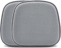 Shinnwa Kitchen Seat Cushions Set of 2, Non Slip Dining Chair Cushions, U-Shaped Indoor Chair Pads, 2 Pack, 15 x 16 Inches, Grey by Shinnwa
