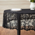 Warm Home Designs 48 Inch Round Black Gothic Tablecloth. MTC Black Round 48 by Warm Home Designs