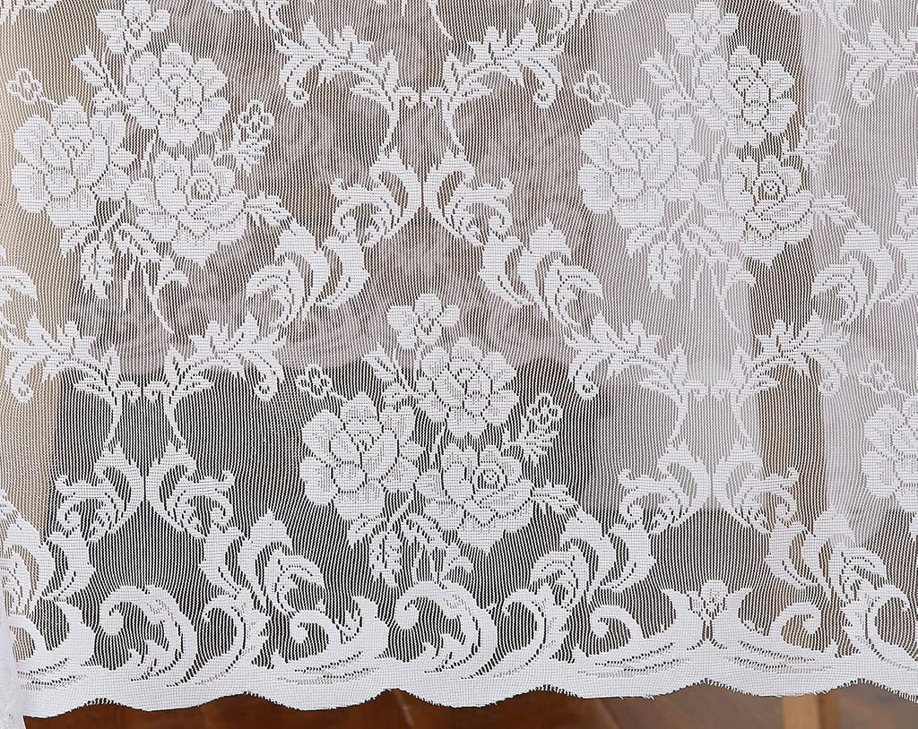 Warm Home Designs 60 x 84 White Oval Wedding Tablecloth. MTC White Oval 84 - Image 4