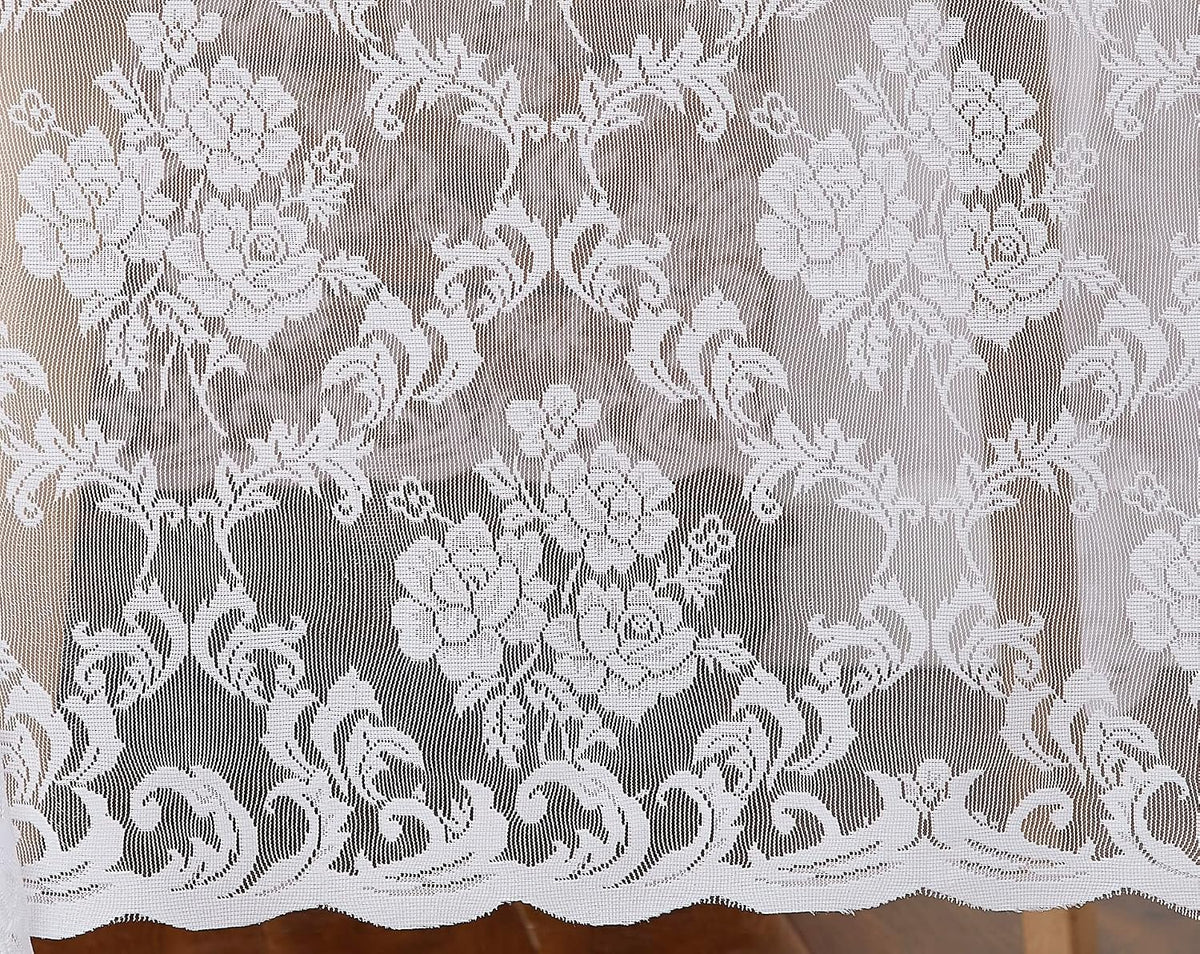 Warm Home Designs 60 x 84 White Oval Wedding Tablecloth. MTC White Oval 84 - Image 4