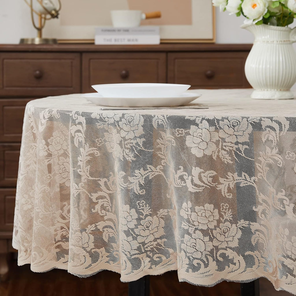 Warm Home Designs 120 Inch Round Wedding Tablecloth. MTC Linen Round 120 by Warm Home Designs